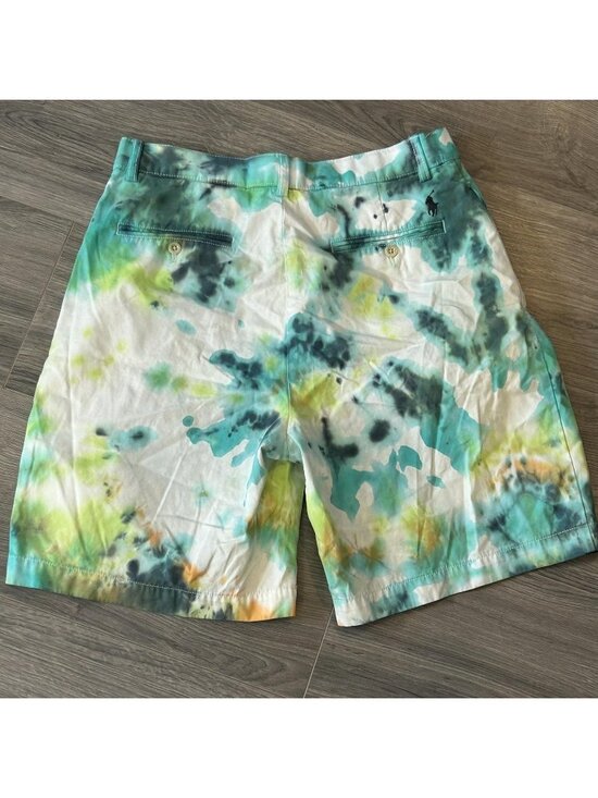 Polo Ralph Lauren Other - Polo Ralph Lauren Tyler Shorts Mens 32 Fits 30 Multicolor Tie Dye Chino Pony 8.5